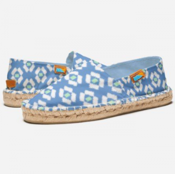 Espadrilles dengan motif tribal etnik